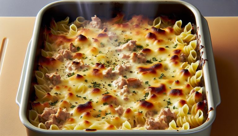 creamy tuna pasta casserole