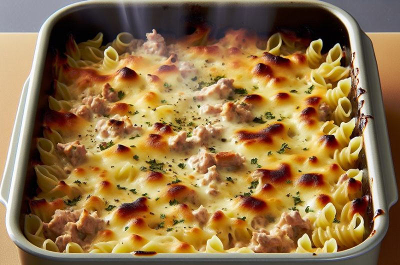 creamy tuna pasta casserole