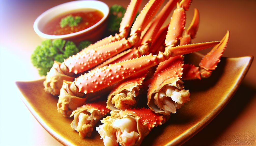 crispy fried crab legs