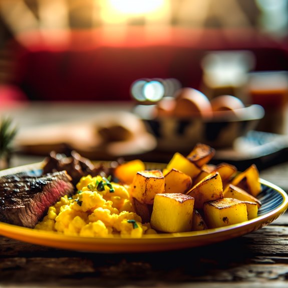 savory steak potato hash